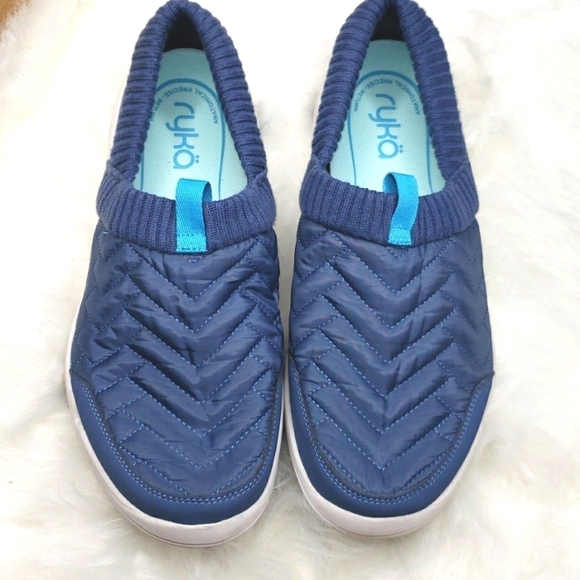 RYKA ASCENT SLIP-ON SNEAKER 8.5W blue WIDE WIDTH - Picture 3 of 9